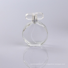 Bouteille de parfum de verre vide de forme ronde de 100ml